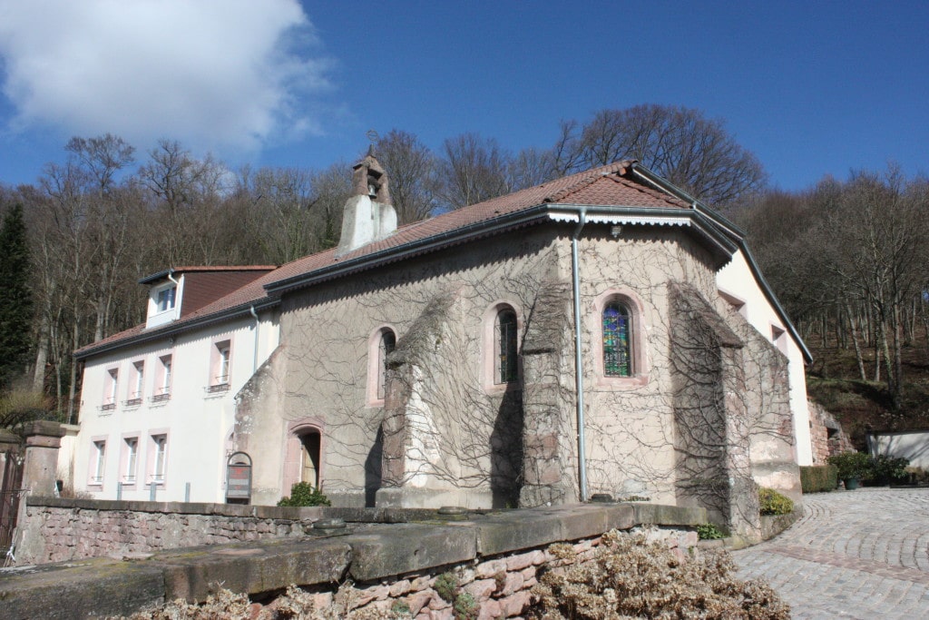 Vue extérieure de la Chapelle Saint-Roch en mars 2015