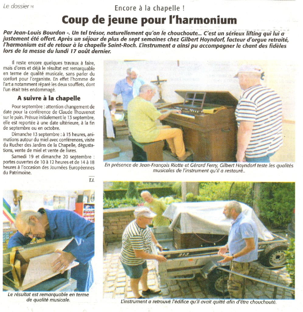 Encore à la chapelle Echo des Vosges 20-8-2015