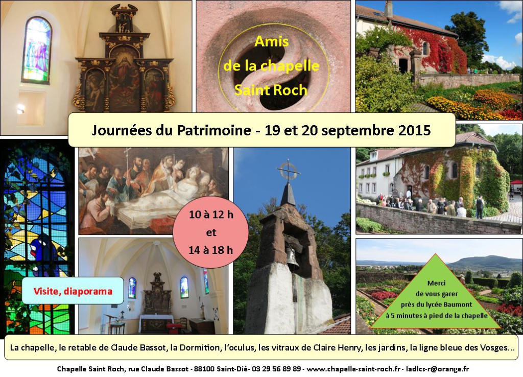 Jiournées du patrimoine 2015