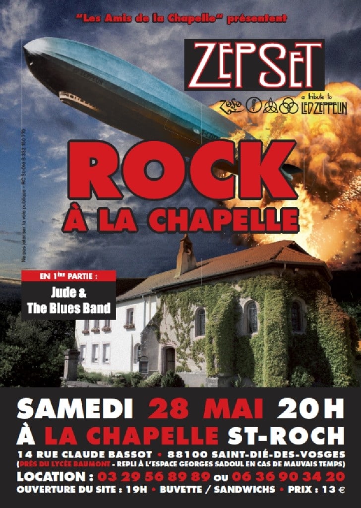 Affiche Rock à la Chapelle