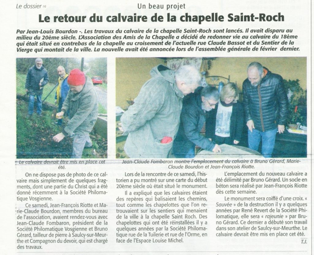 Echo des Vosges du 21 avril 2016