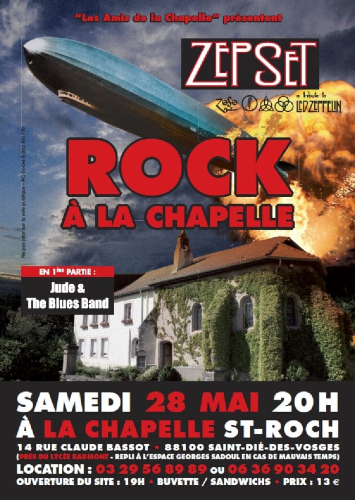 Rock à la Chapelle avec Zepset (Tribute to Led Zeppelin)