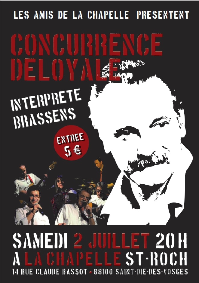 Affiche Concurrence Déloyale 2 juillet 2016