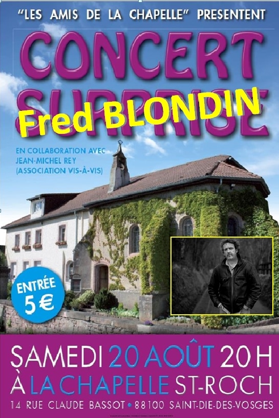 Affiche Fred Blondin