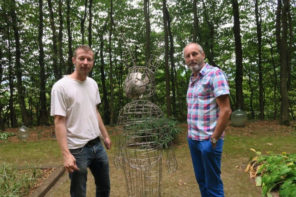 Photo de Maxime Acker en compagnie du président Jean-François Riotte