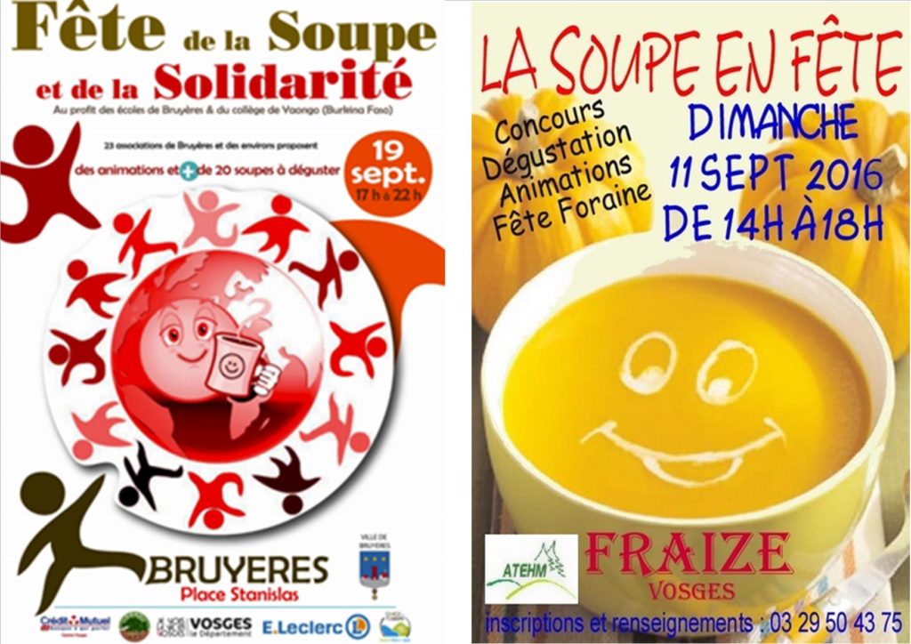 Affiches fêtes de la soupe