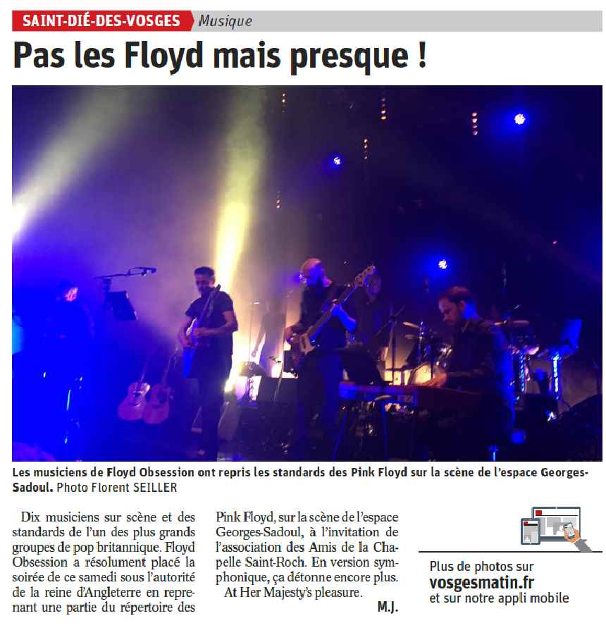 Article de Vosges Matin