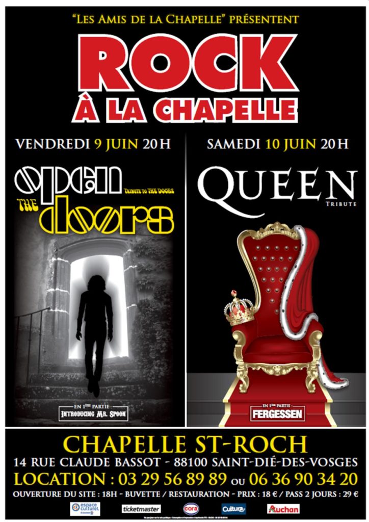 Affiche Rock à la Chapelle 2017