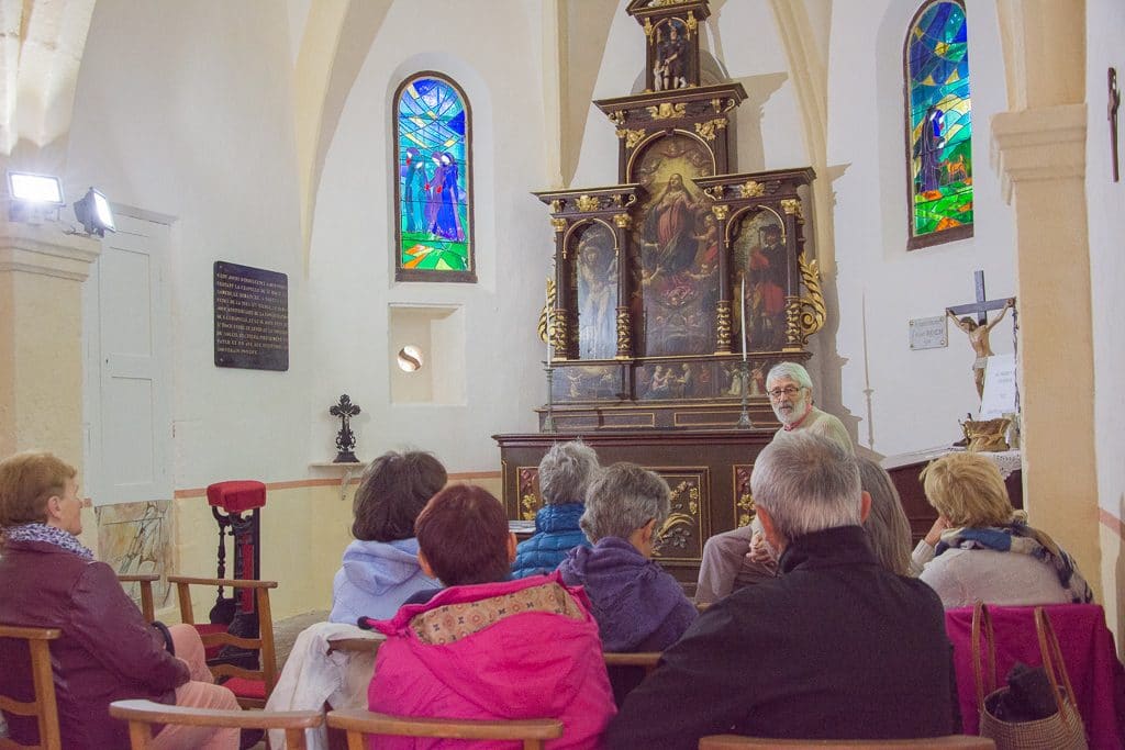 photo dans la chapelle