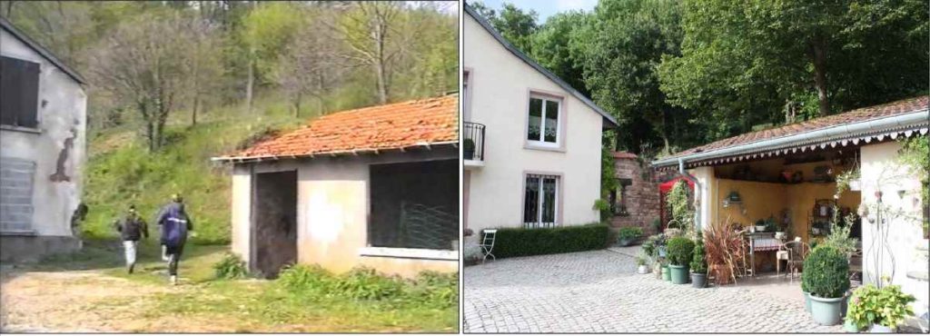 phots de la hallière et d'une partie de la "ferme"