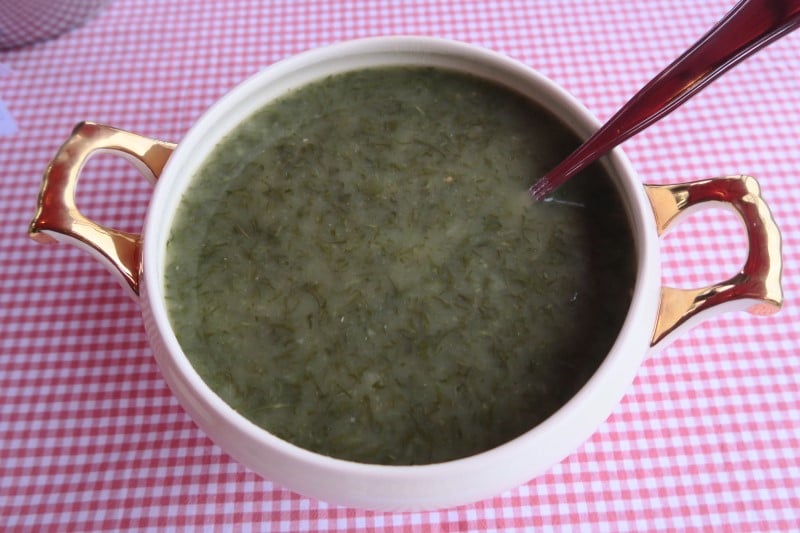 Photo d'une soupe portugaise caldo-verde 