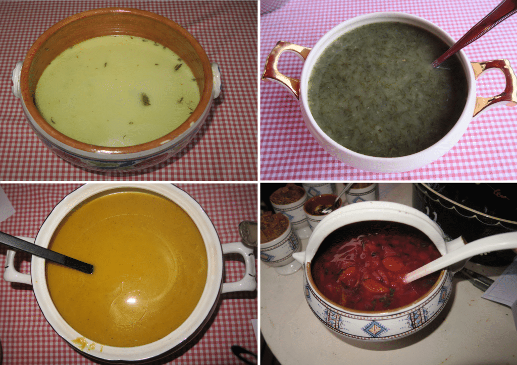 Photo des 4 soupes