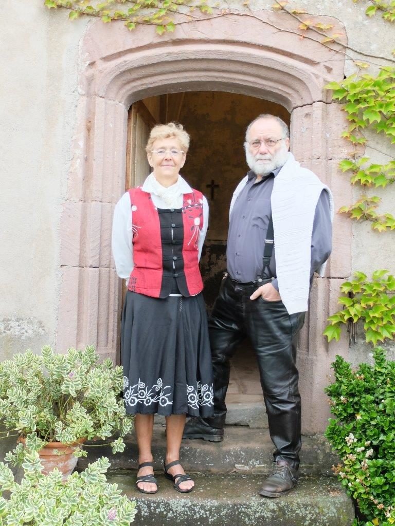 Photo de Jean-Michel Leblond en compagnie de Thérèse Le Sausse